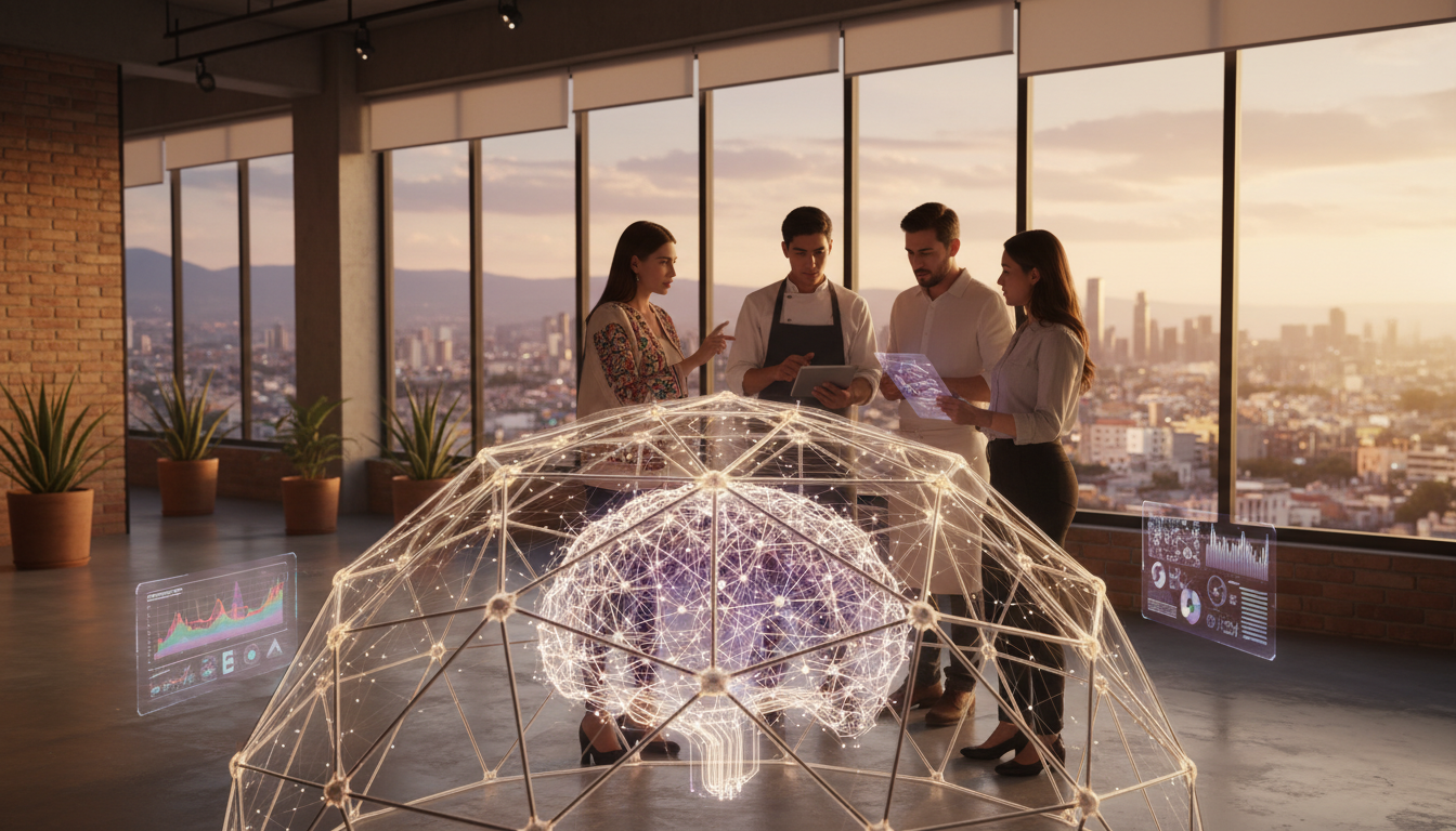 De esos 750 negocios nació algo que no planeé al principio: un Cerebro Colectivo. Cada restaurante, salón, consultorio y